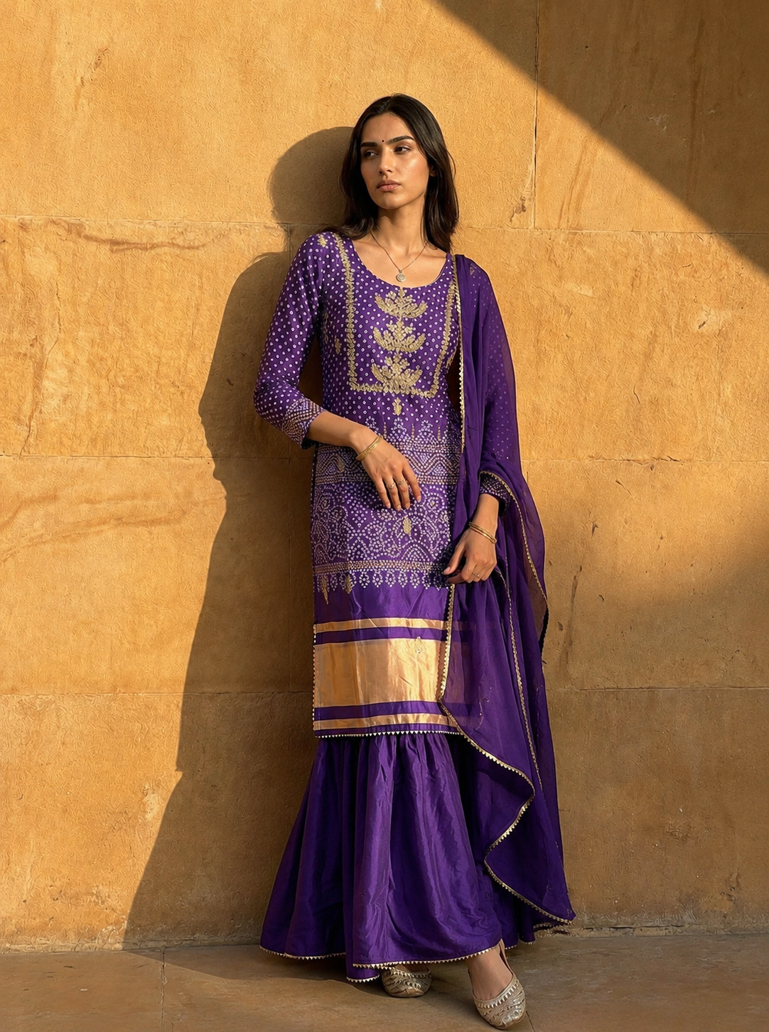 Elegant Royal Purple Ethnic Suit Set for Festive & Wedding Wear