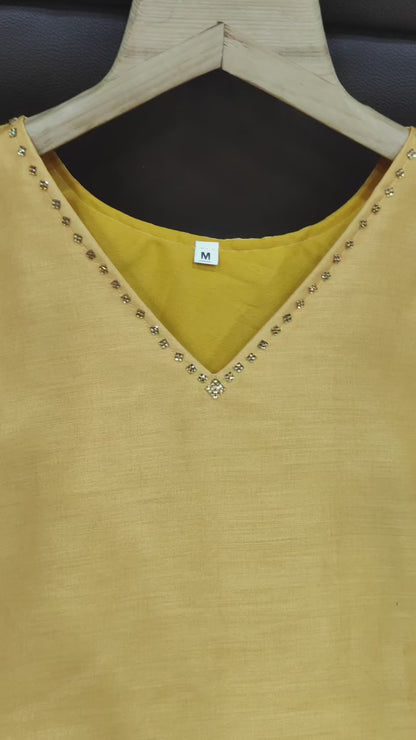 Blooming Mustard Yellow Floral Printed Kurta Pant Set with Dupatta for Women